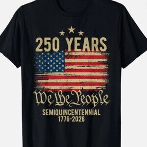 America's 250th Anniversary 250 Years of Blessing Christian Unisex T-Shirt
